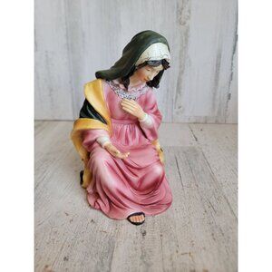 O'well Mary nativity scene mother religious vintage figure decor xmas